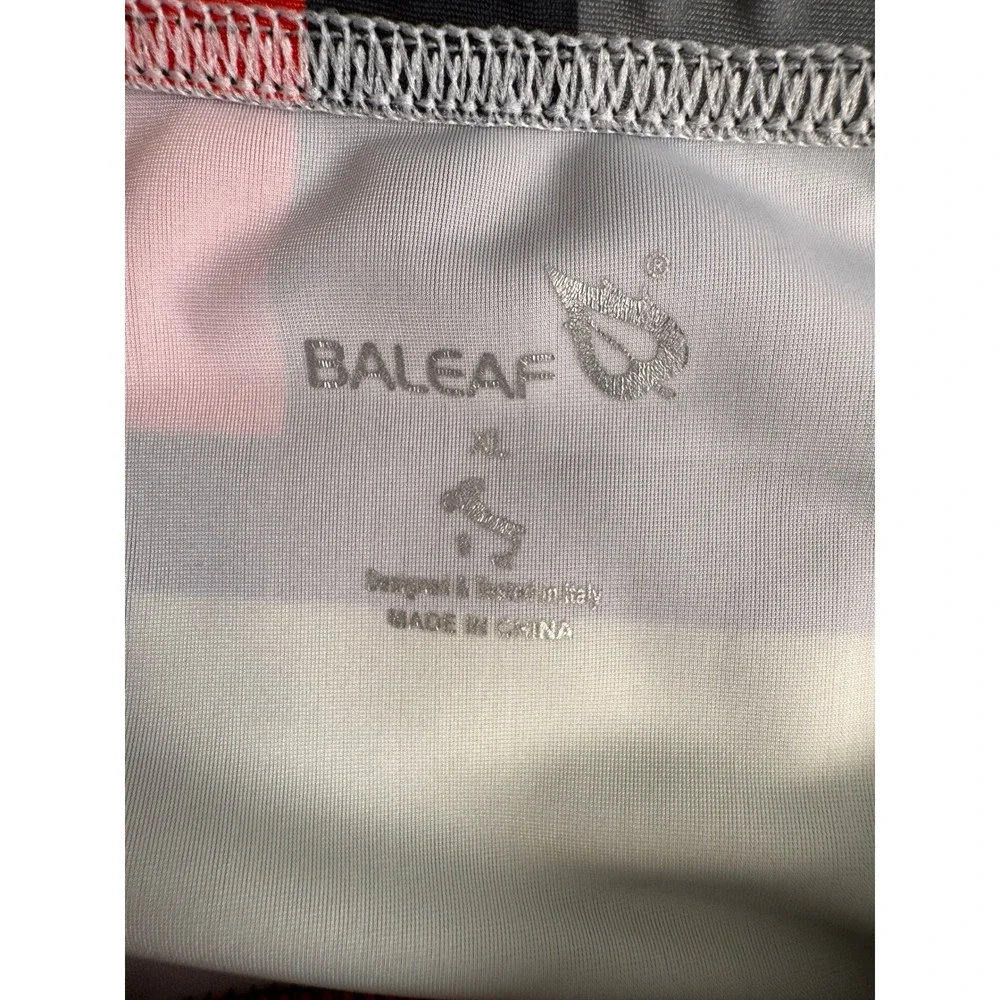 Baleaf Padded Cycling Underwear XL Geometric Colorblock Bike Liner Brief